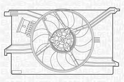MAGNETI MARELLI 069422431010 -  Вентилятор, охлаждение двигателя